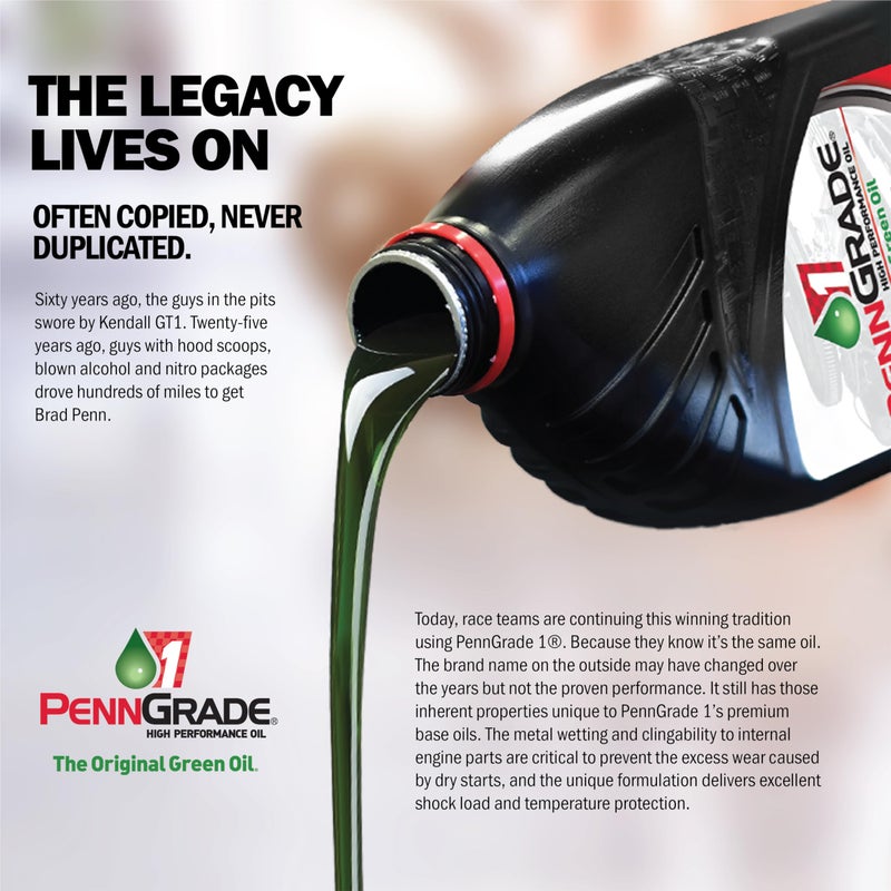 PENN GRADE1 PENN GRADE 1, 71500, Synthetic Blend High Performance Oil SAE 10W30, 5 Quart - Image 5